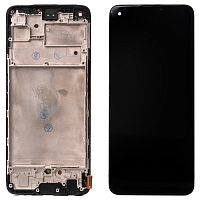 Дисплей Realme 7 Pro RMX2170 з тачскріном (уцінка OLED з рамкою)