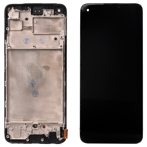 Дисплей Realme 7 Pro RMX2170 з тачскріном (уцінка OLED з рамкою)