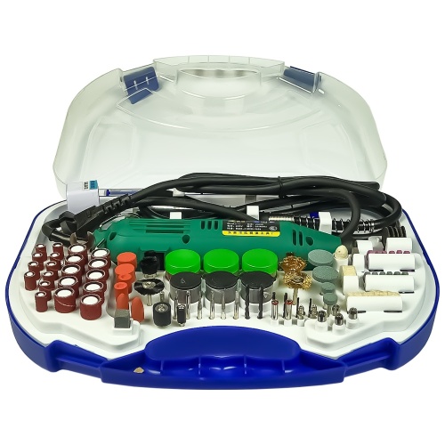 Бормашина в кейсі Aida A-063 (набір насадок для гравіювання, шліфування, полірування, 8000-31000 об/ хв, 220V, 260W)