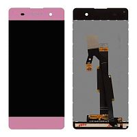 Дисплей Sony Xperia XA F3111 F3112 + тачскрин (розовый)