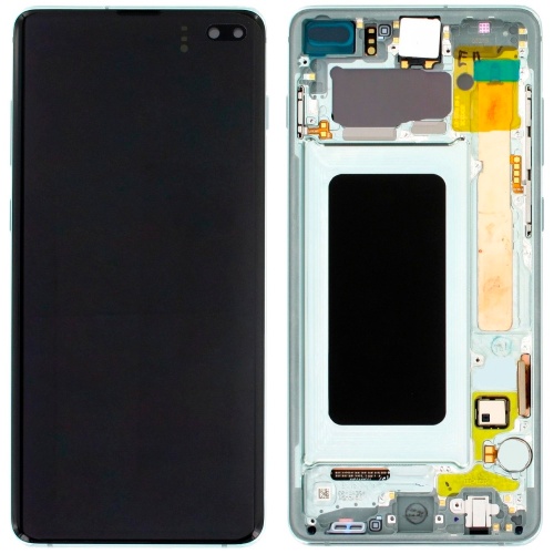 Дисплей Samsung Galaxy S10 Plus G975F з тачскріном (IN-CELL із зеленою рамкою)