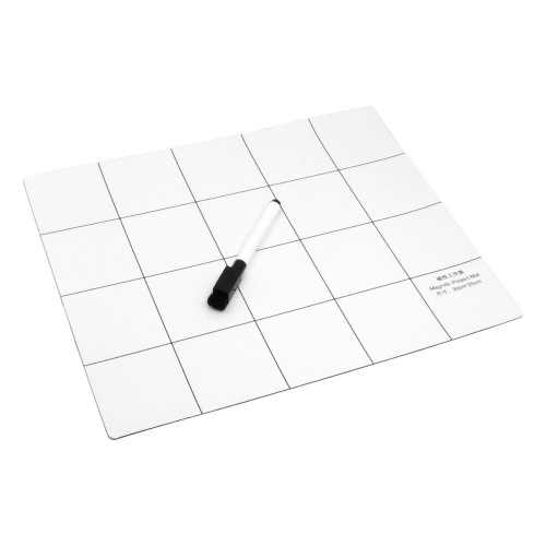 Магнітний мат універсальний для розкладання гвинтів та запчастин при розбиранні портативної техніки 30 см x 25 см