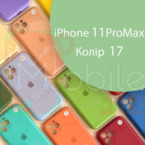 Чохол Silicone сase Full сamera Protective iPhone 11 Pro Max (зелений №17)