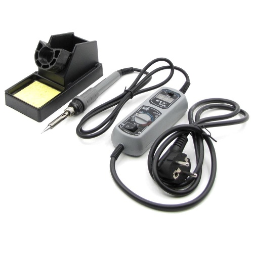 Паяльник з портативним блоком управління WEP 908D з підставкою (65W, цифрова індикація, аналогове регулювання t 200-480 гр C) фото 2