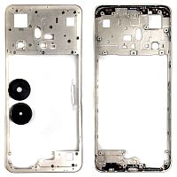 Рамка корпусу Realme C55 RMX3710 (золотиста зі склом камери)