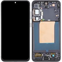 Дисплей Samsung Galaxy S25+ Plus S936 з тачскріном (оригінал OEM SP з темно-синьою рамкою)