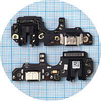 Шлейф Realme C67 RMX3890 с разъемами зарядки и наушников, микрофоном - нижняя плата (оригинал Китай)