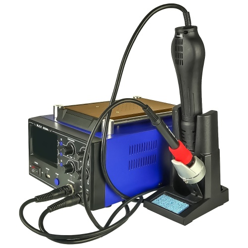 Паяльна станція WEP 853AAA-I, з вбудованим вакуумним сепаратором 9" (20 x 11 см), фен, паяльник, USB 5V фото 3