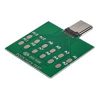 Тестова плата Aida DFT-Type C для перевірки контактів роз'єму Type C на коротке замикання