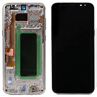Дисплей Samsung Galaxy S8 Plus G955F з тачскріном (OLED із сріблястою рамкою)