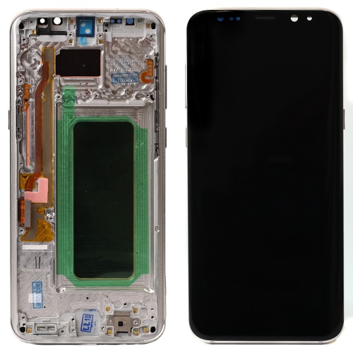 Дисплей Samsung Galaxy S8 Plus G955F з тачскріном (OLED із сріблястою рамкою)