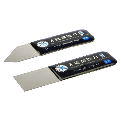 Майданчик силіконовий, двосторонній 2UUL для трафаретів BGA 1мм/2мм, магнітний, термостійкий, з 2мя лопатками для нанесення BGA фото 5