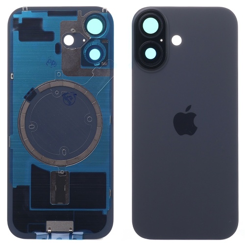 Задня кришка Apple iPhone 17 (чорна оригінал Китай з рамкою, склом камери та магнітом)