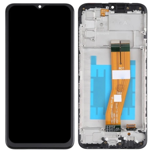 Дисплей Samsung Galaxy A03s A037G 163 x 72 мм з тачскріном (оригінал 100% Service Pack з рамкою)
