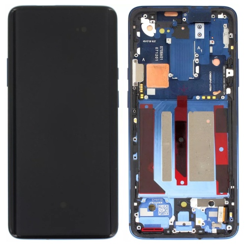 Дисплей OnePlus 7 Pro, 7T Pro з тачскріном (оригінал Китай із синьою рамкою)