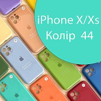 Чохол Silicone case для iPhone X, iPhone XS (зелений №44)