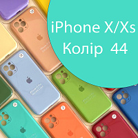 Чохол Silicone case для iPhone X, iPhone XS (зелений №44)