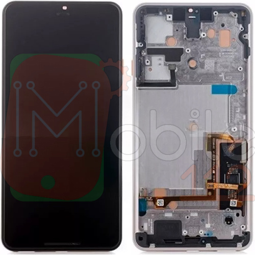 Дисплей Google Pixel 3 з тачскріном (оригінал Китай з рожевою рамкою)