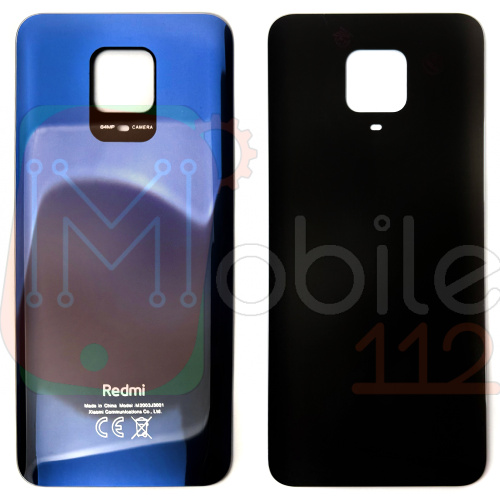 Задня кришка Xiaomi Redmi Note 9 Pro M2003J6B2G суміст. Redmi Note 9S, Note 9 Pro Max (сіра оригінал Китай)