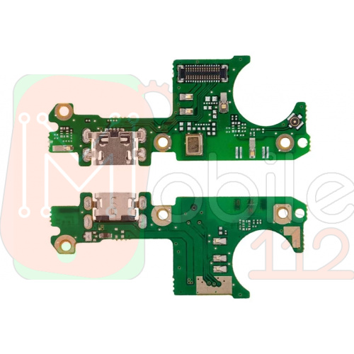 Шлейф Nokia 3.1 Plus TA-1104 з роз'ємом зарядки та мікрофоном - нижня плата