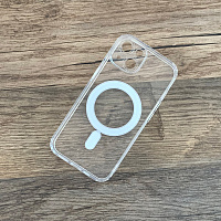 Чехол для Apple iPhone 14 Plus Clear Case MagSafe (прозорий)