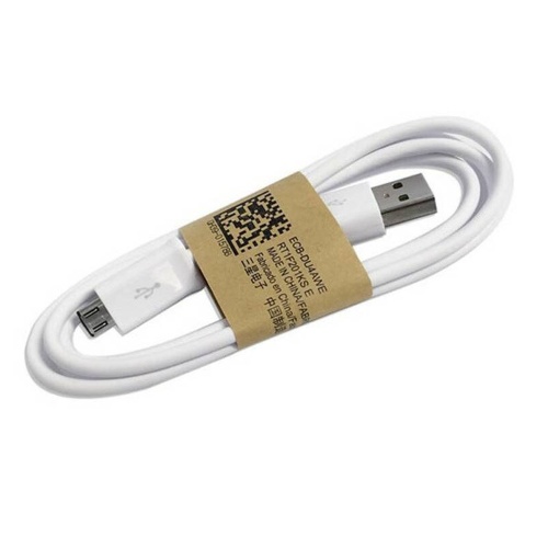 Кабель зарядки Micro USB 80см 2А (білий) фото 2