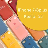 Чохол Silicone case для iPhone 7 Plus 8 Plus (жовтий №55)