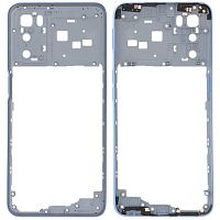 Рамка корпуса Oppo A16, A16s, A54s (голубая)