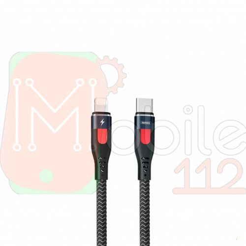 Кабель зарядки Remax RC-188i - Lesu Pro Aluminum Alloy Type-C - Lightning PD 20W 1 метр черный