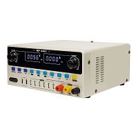 Блок питания лабораторный WEP 3010D-V, 30V 10A, с цифровой индикацией (V/A), 3 канала памяти, 2 USB 5V/2A, 6 USB 0V-30V/ 0A-10A