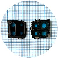 Скло камери Xiaomi Redmi Note 9 Pro, Redmi Note 9S, Note 9 Pro Max, Redmi Note 10 Lite 18,9 x 19,2 (з рамкою)