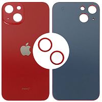 Задня кришка Apple iPhone 13 (червона оригінал Китай з кільцями)
