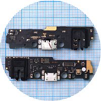 Шлейф Xiaomi Redmi A1 A1+ plus A2 з роз'ємами зарядки та навушників, мікрофоном - нижня плата (оригінал 100%)