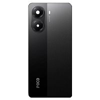 Задняя крышка Xiaomi Poco X7 Pro (чорна оригінал Китай зі склом камери)