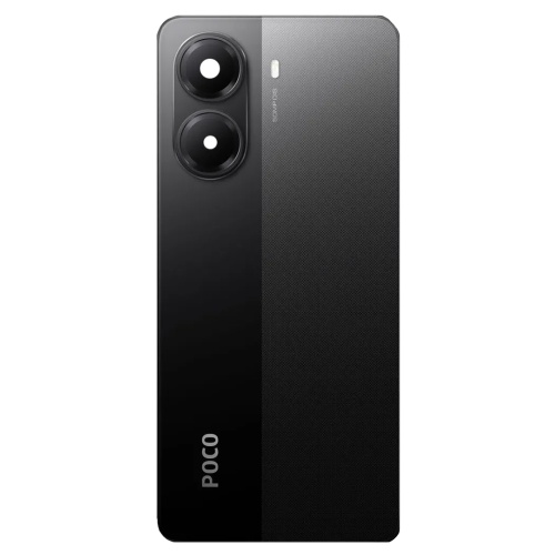 Задняя крышка Xiaomi Poco X7 Pro (чорна оригінал Китай зі склом камери)