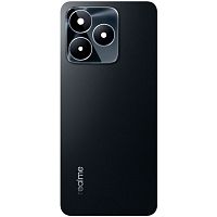 Задняя крышка Realme C53 RMX3760 (черная оригинал Китай со стеклом камеры)