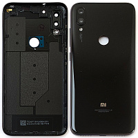 Задня кришка Xiaomi Mi Play M1901F9E (чорна зі склом камери)