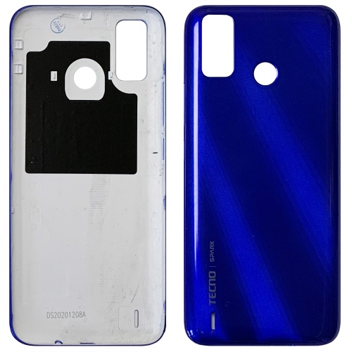 Задня кришка Tecno Spark 6 Go KE5j KE5k (синя оригінал Китай) фото 2 Задня кришка Tecno Spark 6 Go KE5j KE5k (синя оригінал Китай) фото 2