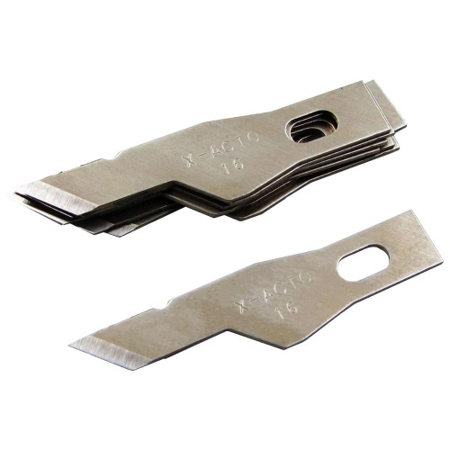 Леза скальпеля X-Acto №16 для ручок з цангою, упаковка 10 шт Леза скальпеля X-Acto №16 для ручок з цангою, упаковка 10 шт