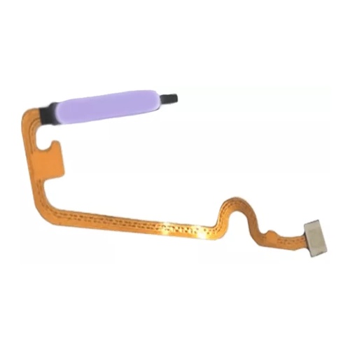 Шлейф Tecno Camon 18P CH7n з кнопкою включення та сканером відбитка пальця (фіолетовий оригінал Китай)