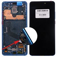 Дисплей Xiaomi Mi 9T Mi 9T Pro, Redmi K20 K20 Pro з тачскріном (OLED із синьою рамкою - уцінка)