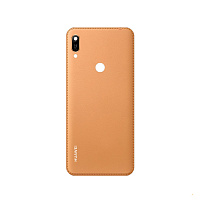 Задня кришка Huawei Y6 2019 MRD-LX1, Y6 Prime 2019 (коричнева з отвором під сканер)