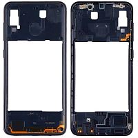 Рамка корпусу Samsung Galaxy A20 2019 (чорна)