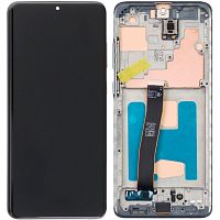 Дисплей Samsung Galaxy S20 Ultra G988B з тачскріном (IN-CELL із сірою рамкою)