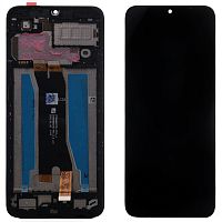 Дисплей ZTE Blade A55, A35 + тачскрин (оригинал OEM с рамкой)