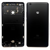 Задняя крышка Xiaomi Mi Max 2, MDE40 MDI40 (черная оригинал Китай со стеклом камеры)