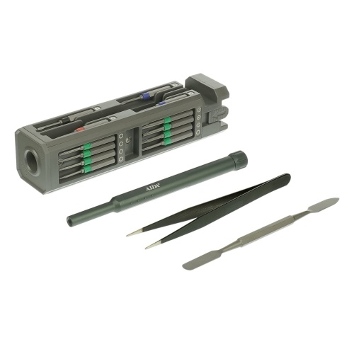 Набор инструментов Aida A-889A 31in1 (ручка, 28 бит, лопатка, пинцет) фото 5