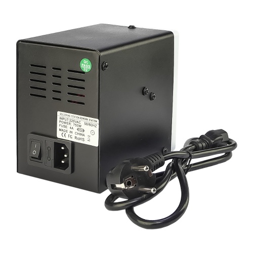 Паяльна станція Aida 8586, фен, паяльник з нагрівальним елементом Hakko, цифрова індикація фото 4