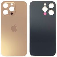 Задня кришка Apple iPhone 14 Pro Max (золотиста оригінал Китай з кільцями)