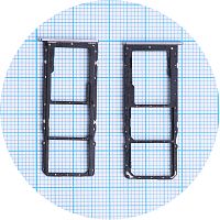 Тримач Sim картки Realme C31 (сріблястий на 2 SIM + MicroSD)